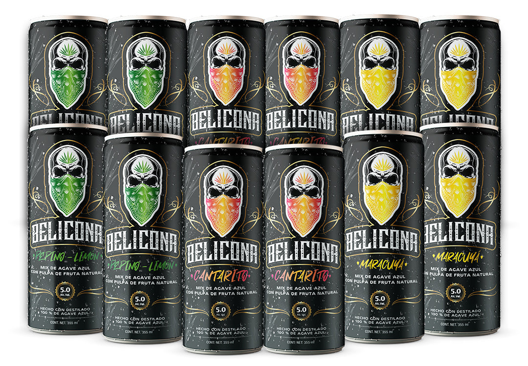 12 PACK BELICONAS  - VARIOS SABORES